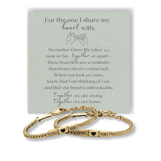 Forever Yours: Couple's Jewelry Set - Gold