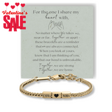 Together Forever: Men's Engraved Bracelet - Gold