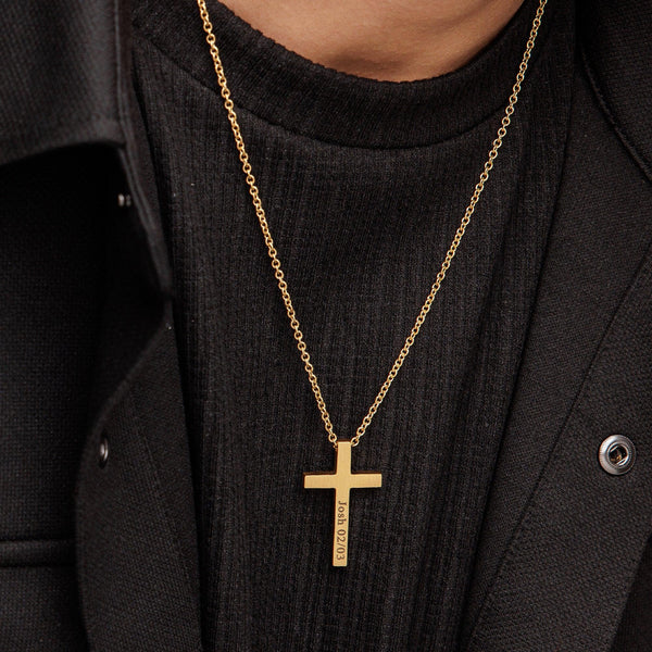 Cross Necklace - Gold